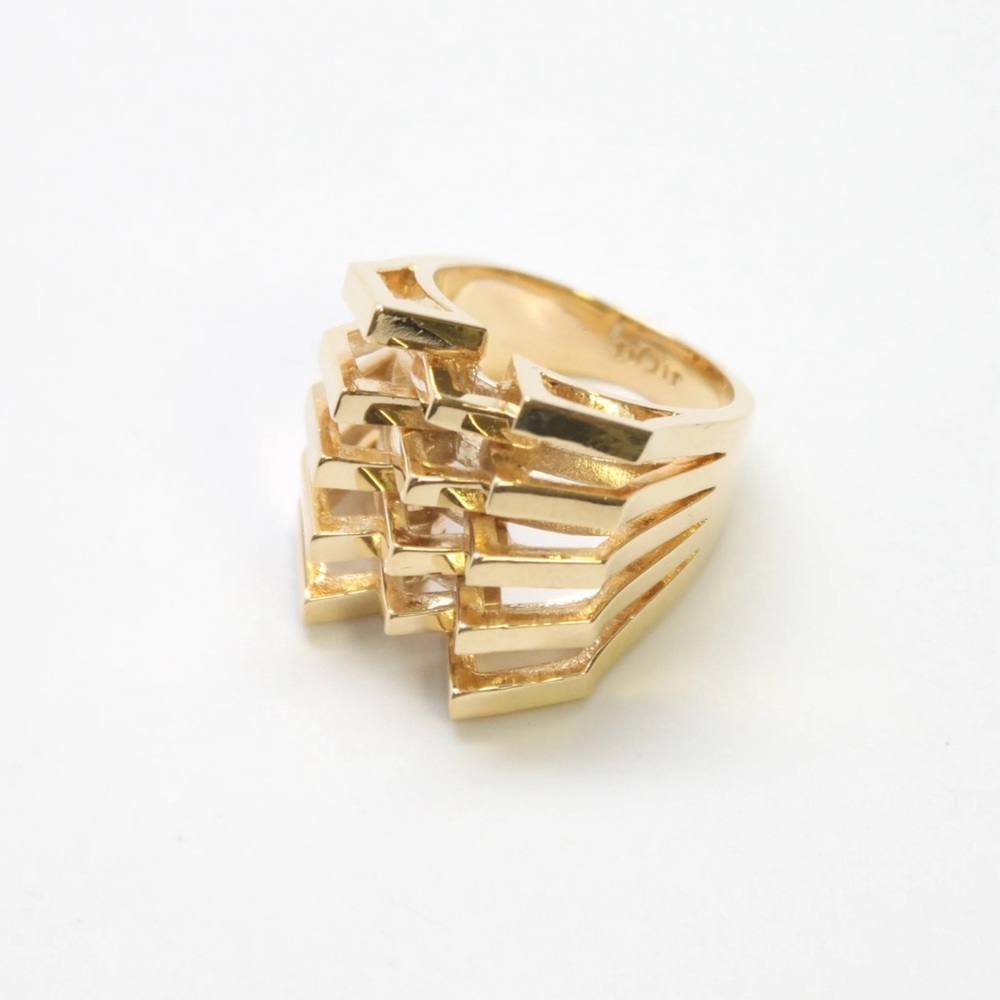 NWT NOIR JANICE MOUNTAIN PEAKS RING SIZE 7